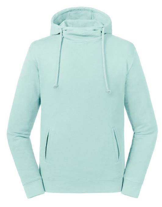 Unisex High Collar Hooded Sweat