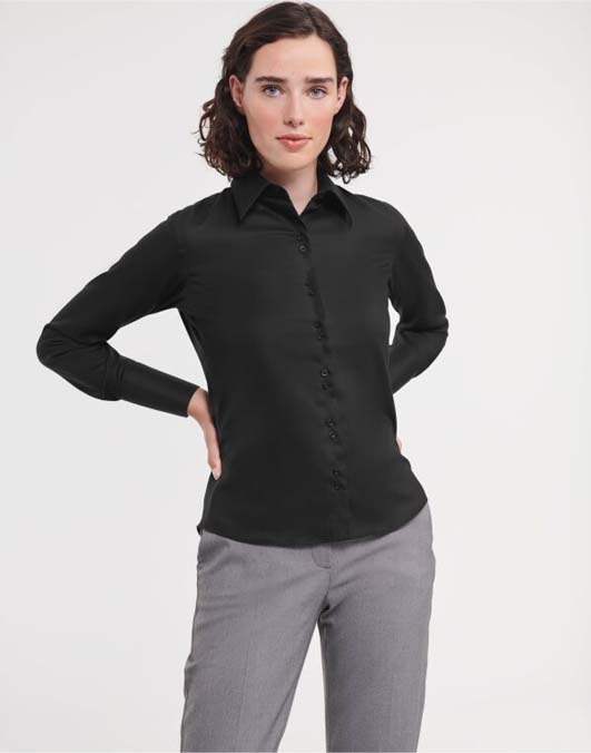 Ladies&#39; Long Sleeve Ultimate Non-Iron Shirt