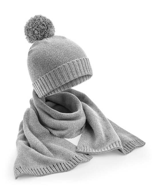 Knitted Scarf &amp; Beanie Gift Set