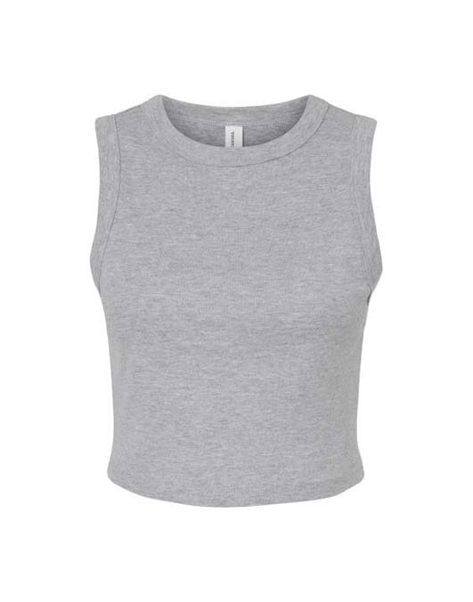 Women&#39;s Micro Rib Muscle Crop Tank