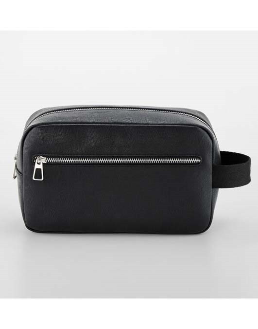 Tailored Luxe PU Wash Bag 		\