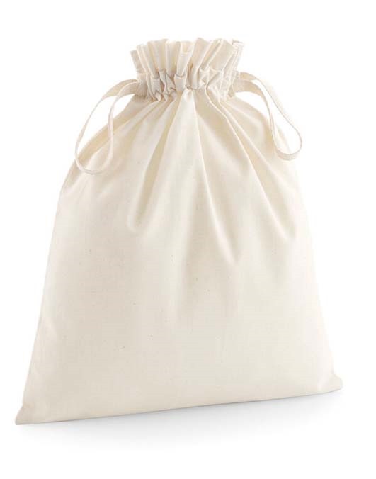 Organic Cotton Draw Cord Bag