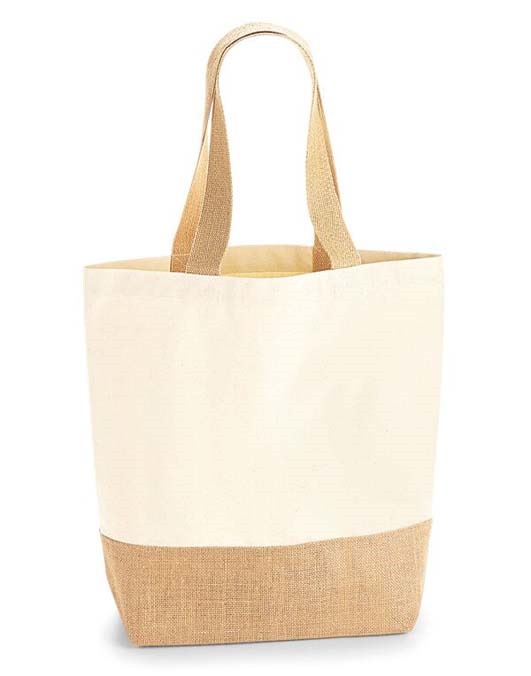 Jute Base Canvas Shopper