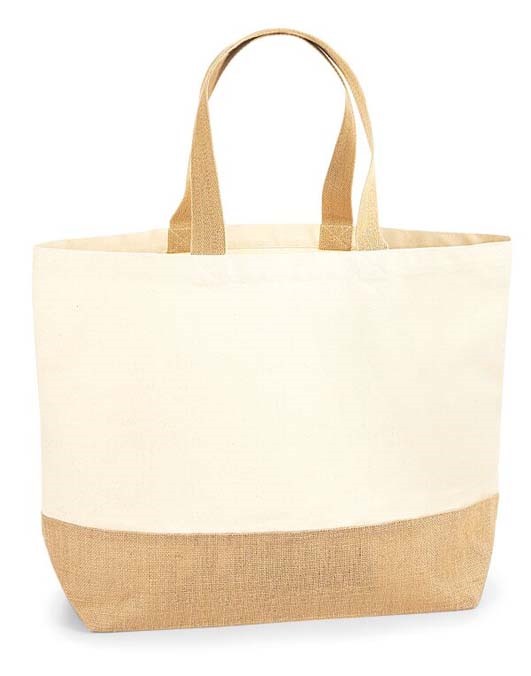 Jute Base Canvas Tote XL