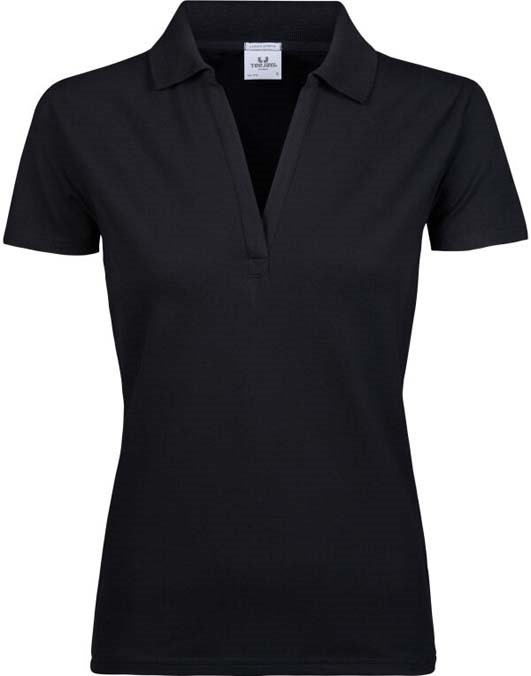 Women&#39;s Luxury Stretch V-Neck Polo