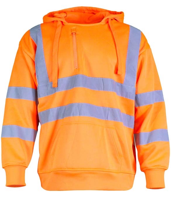 Warrior Hi- Vis Pull On Hoodie